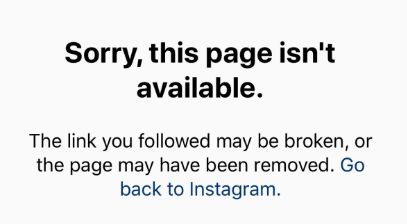 Instagram User Not Found: Here’s What to do