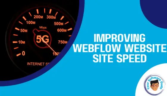 Improving webflow website site speed